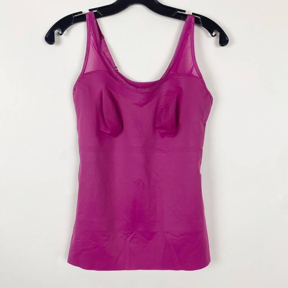 Ruby Ribbon Heritage Cami Compression Shapewear Women 34 Full Support Magenta